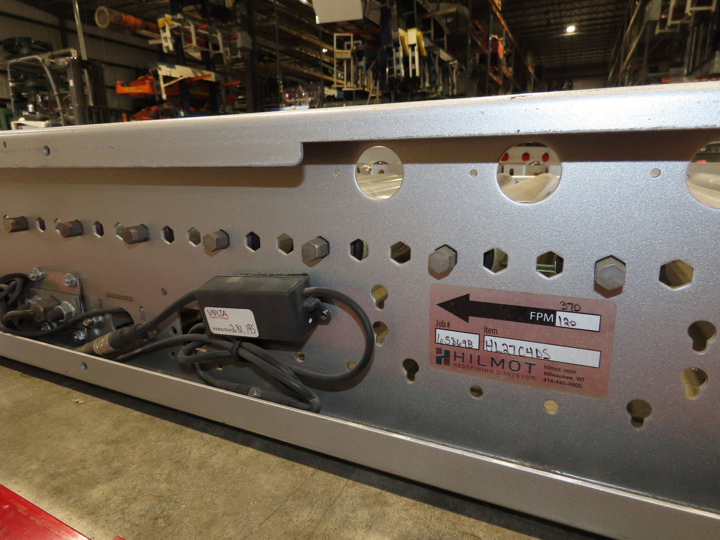 Hilmot 30"x 12' Motorized Roller Conveyor 90° Spur Diverter 27"BF 24VDC 120FPM