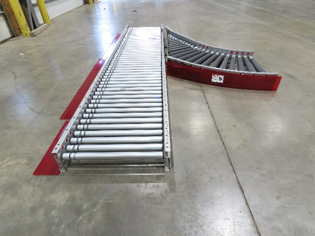 Hilmot 30"x 12' Motorized Roller Conveyor 90° Spur Diverter 27"BF 24VDC 120FPM