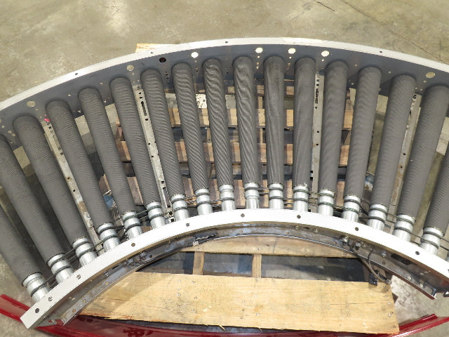 Hilmot 30"x 90° Curve MDR Motorized Roller Conveyor 27"BF 24VDC 120FPM
