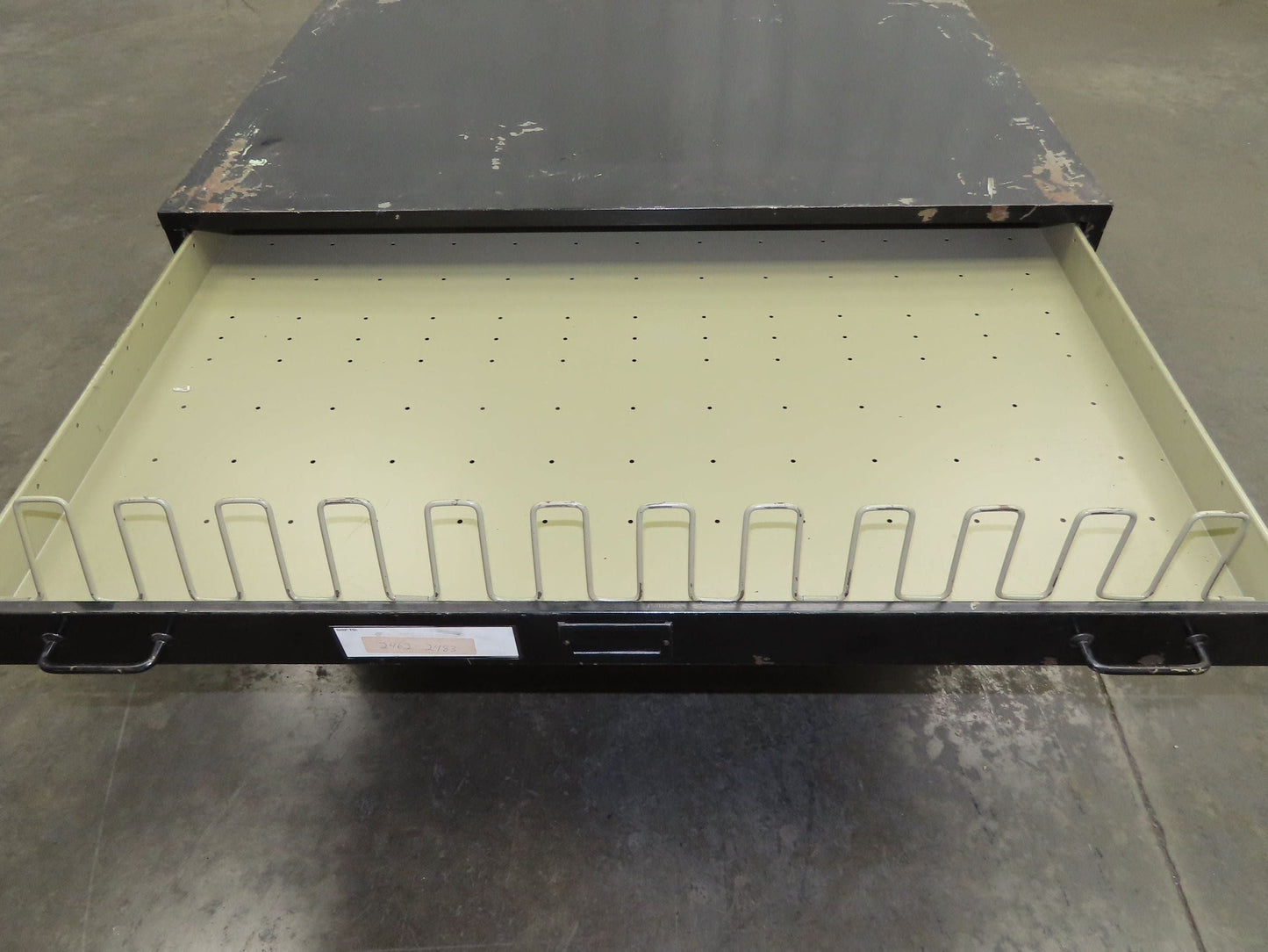 Vintage 5 Drawer Steel Blueprint Plans Map Flat Filing Cabinet 44"x33.5"x17"