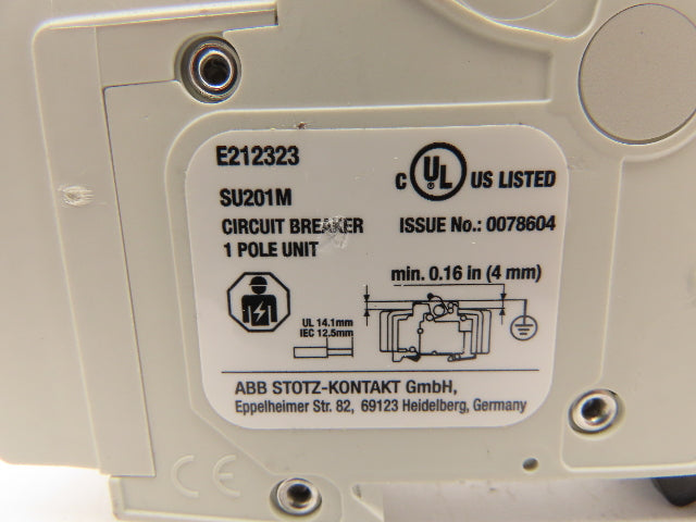 ABB E212323 Circuit Breaker 1 Pole 20A Lot of 5