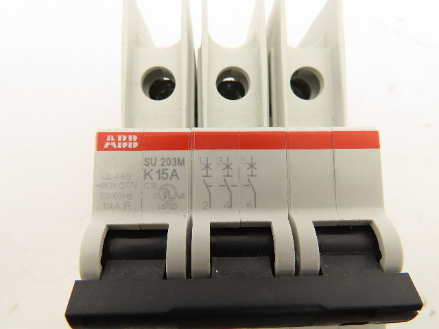 ABB K15A E212323 Circuit Breaker 3 Pole 15A Lot of 3