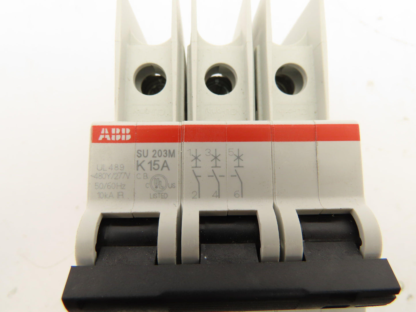 ABB K15A E212323 Circuit Breaker 3 Pole 15A Lot of 3