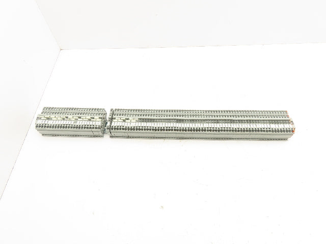 Waco 60947-7-1 DIN Rail Terminal Block 800V 4mm Lot of 90