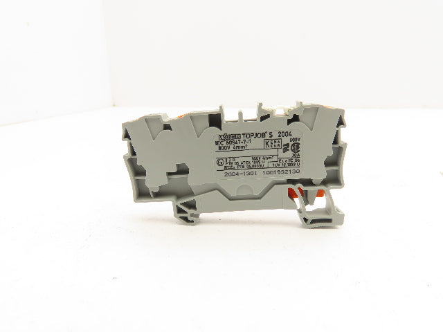 Waco 60947-7-1 DIN Rail Terminal Block 800V 4mm Lot of 90