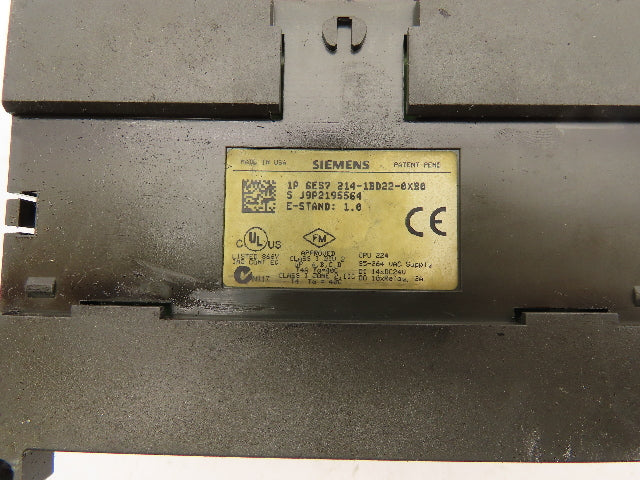Siemens 6ES7 214-1BD22-0XB0 Simatic S7-200 PLC Power Supply Compact Unit