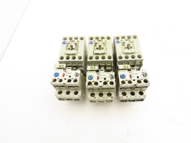 Allen Bradley 100-C12*10 Contactor Overload Relay 120V Coil 32A 600V Lot of 3