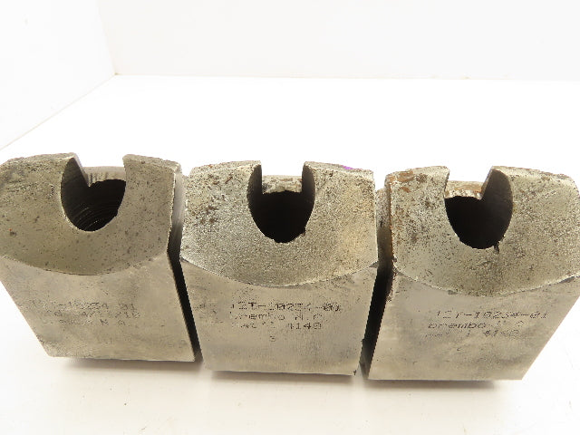 3-Jaw Lathe Chuck Jaws Set 2.75"W 3.5"L 4"H