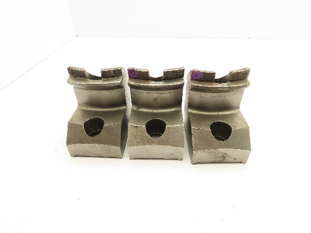 3-Jaw Lathe Chuck Jaws Set 2.75"W 3.5"L 4"H