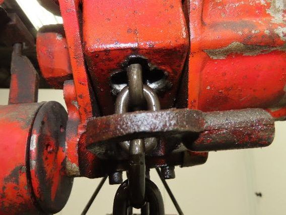 Chicago Pneumatic 1/4 Ton 500Lb Power Vane Air Chain Hoist 10' Lift w/Pendant