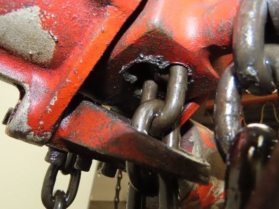 Chicago Pneumatic 1/4 Ton 500Lb Power Vane Air Chain Hoist 10' Lift w/Pendant