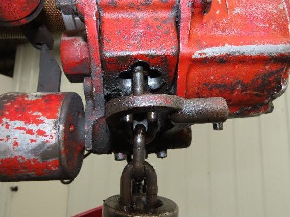Chicago Pneumatic 1/4 Ton 500Lb Power Vane Air Chain Hoist 11' 6" Lift Pendant