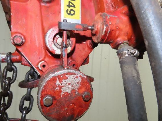 Chicago Pneumatic 1/4 Ton 500Lb Power Vane Air Chain Hoist 10' 3" Lift Pendant