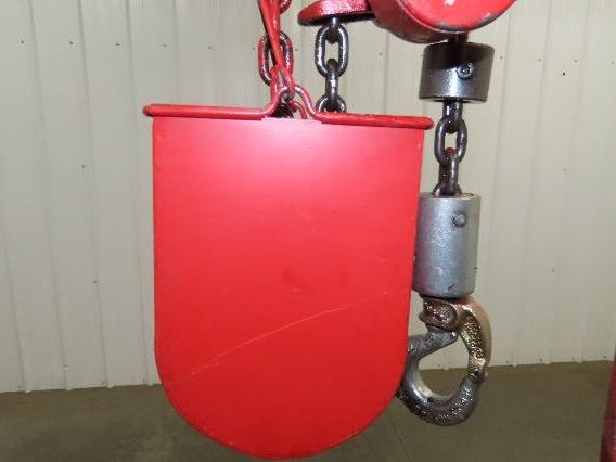 Chicago Pneumatic 1/4 Ton 500Lb Power Vane Air Chain Hoist 10' 4" Lift Pendant