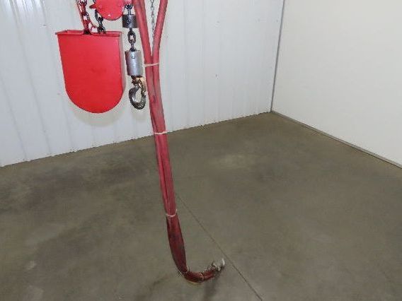 Chicago Pneumatic 1/4 Ton 500Lb Power Vane Air Chain Hoist 10' 4" Lift Pendant