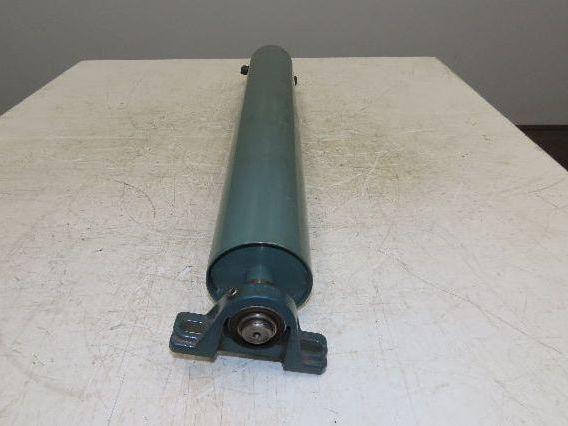 Hytrol Belt Conveyor Crowned Take-Up/Tail Pulley 4" Dia 27-1/2"L