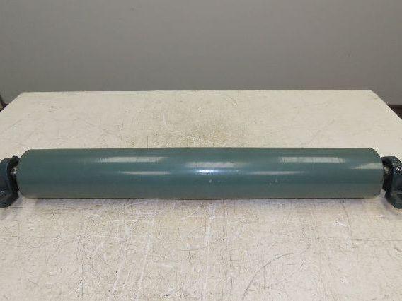 Hytrol Belt Conveyor Crowned Take-Up/Tail Pulley 4" Dia 27-1/2"L