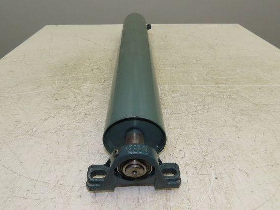 Hytrol Belt Conveyor Crowned Take-Up/Tail Pulley 4" Dia 27-1/2"L
