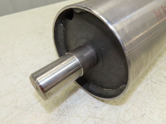 Hytrol 24" Belt Conveyor Crowned Tail Pulley 6" Dia 20.25"L B-24801-024