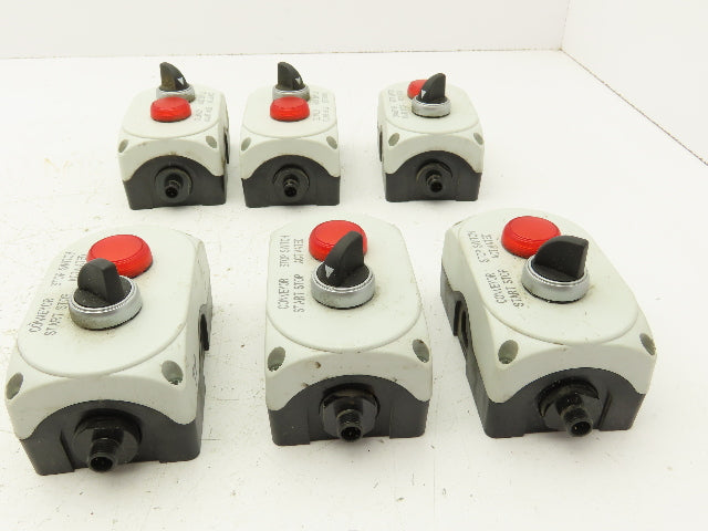 Lovato LPZP2A8 Electrical Roach Conveyor Drive Control Selector Switch Lot of 6