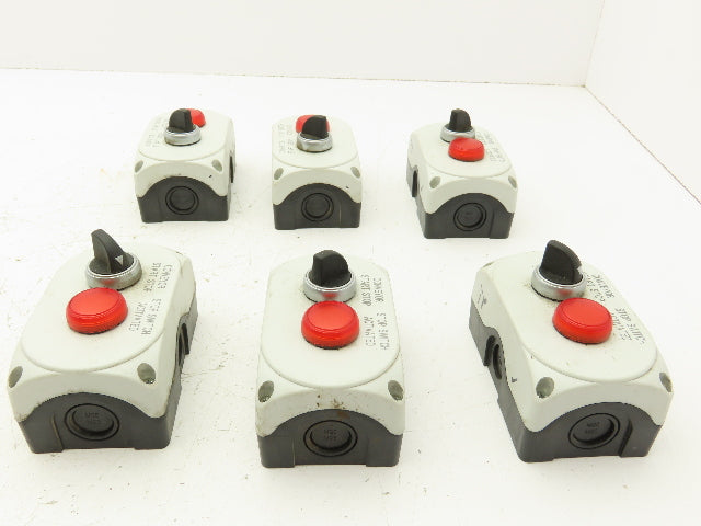 Lovato LPZP2A8 Electrical Roach Conveyor Drive Control Selector Switch Lot of 6