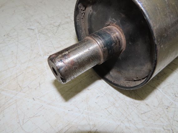 34" Belt Conveyor Crowned Take-Up/Tail Pulley Roller 4" Dia 30.25"L