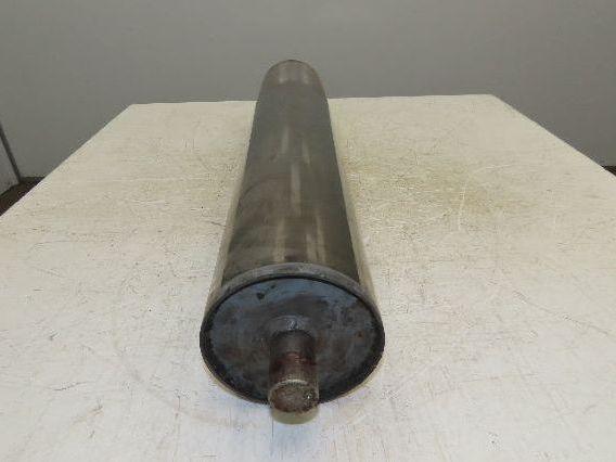Belt Conveyor Crowned Take-Up/Tail Pulley Roller 6" Dia 32"L