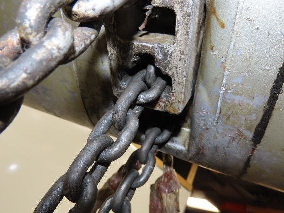 CM Lodestar RR Electric Chain Hoist 2 Ton 16 FPM 27' Lift 575 Volt 3PH