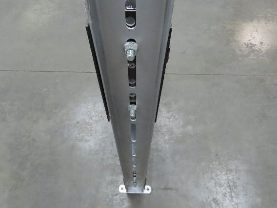 30" Wide Incline Conveyor Leg Floor Support 20-54" Adj Height Gray Heavy Duty