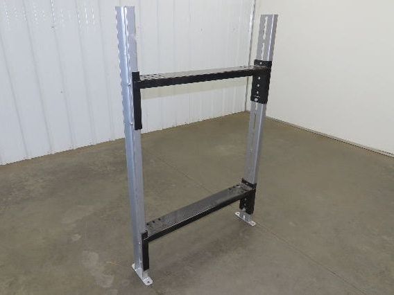 30" Wide Incline Conveyor Leg Floor Support 20-54" Adj Height Gray Heavy Duty