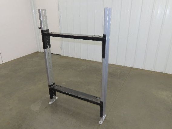30" Wide Incline Conveyor Leg Floor Support 20-54" Adj Height Gray Heavy Duty