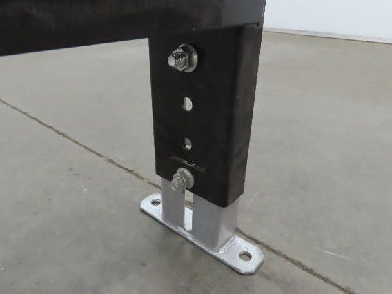 30" Wide Incline Conveyor Leg Floor Support 20-54" Adj Height Gray Heavy Duty