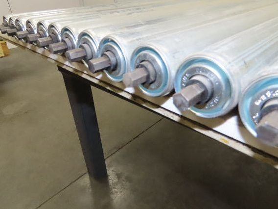 1.9" Conveyor Roller 52"BF Double Groove O-Ring Galvanized Steel Lot of 13