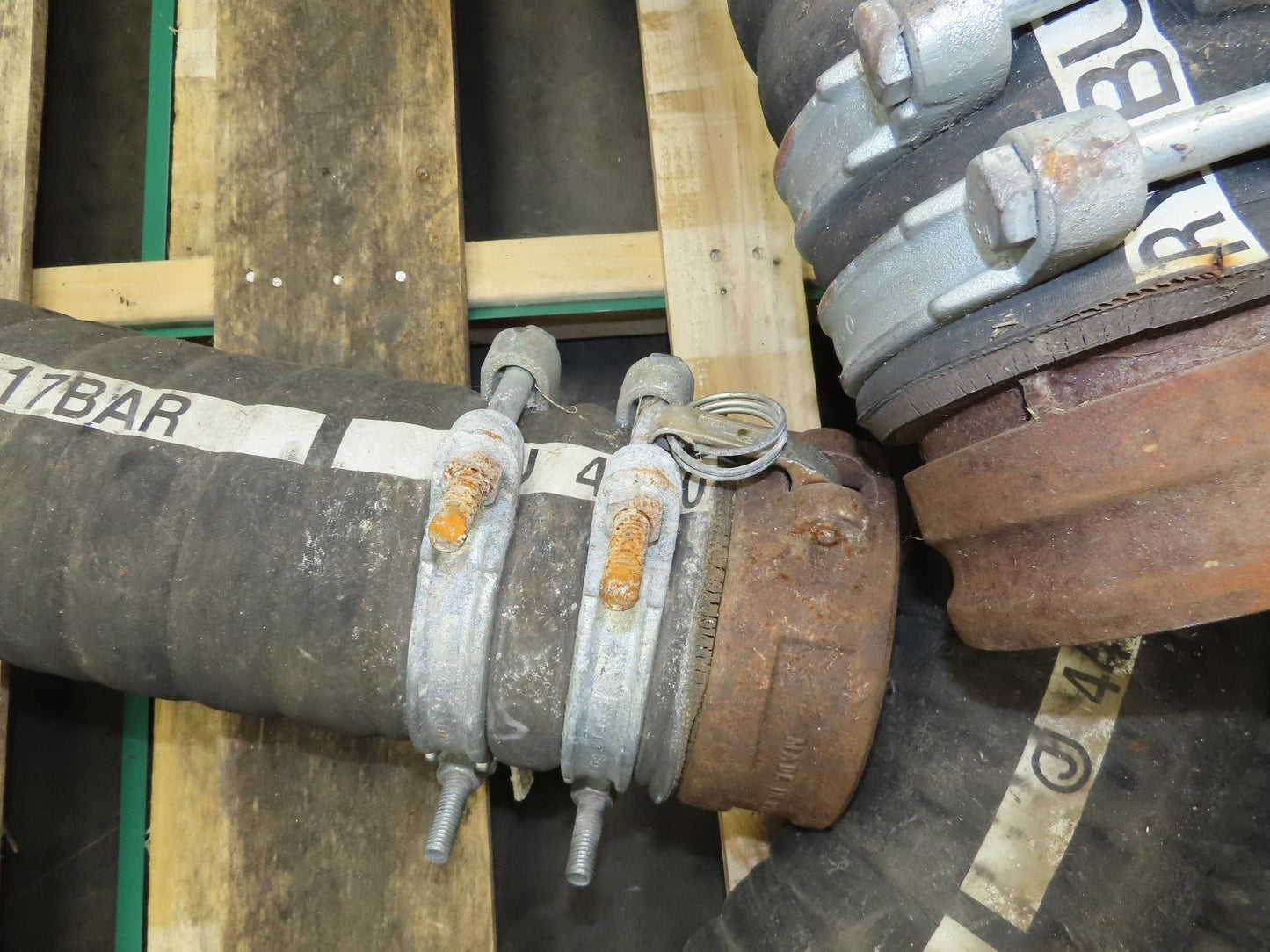 Jason 4470 Dry Bulk Material Rubber Suction Hose 5"x 49' 6"