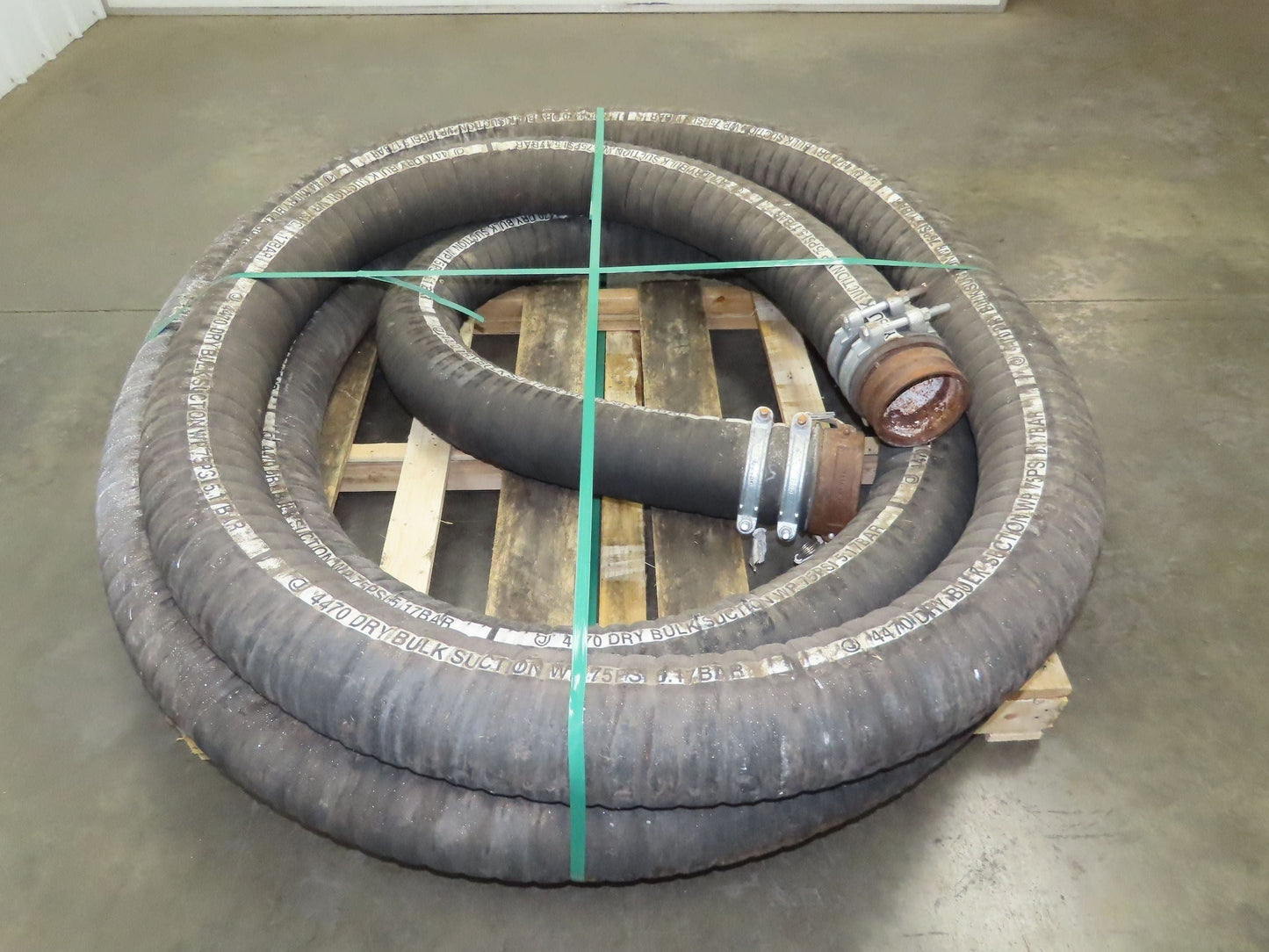 Jason 4470 Dry Bulk Material Rubber Suction Hose 5"x 49' 6"