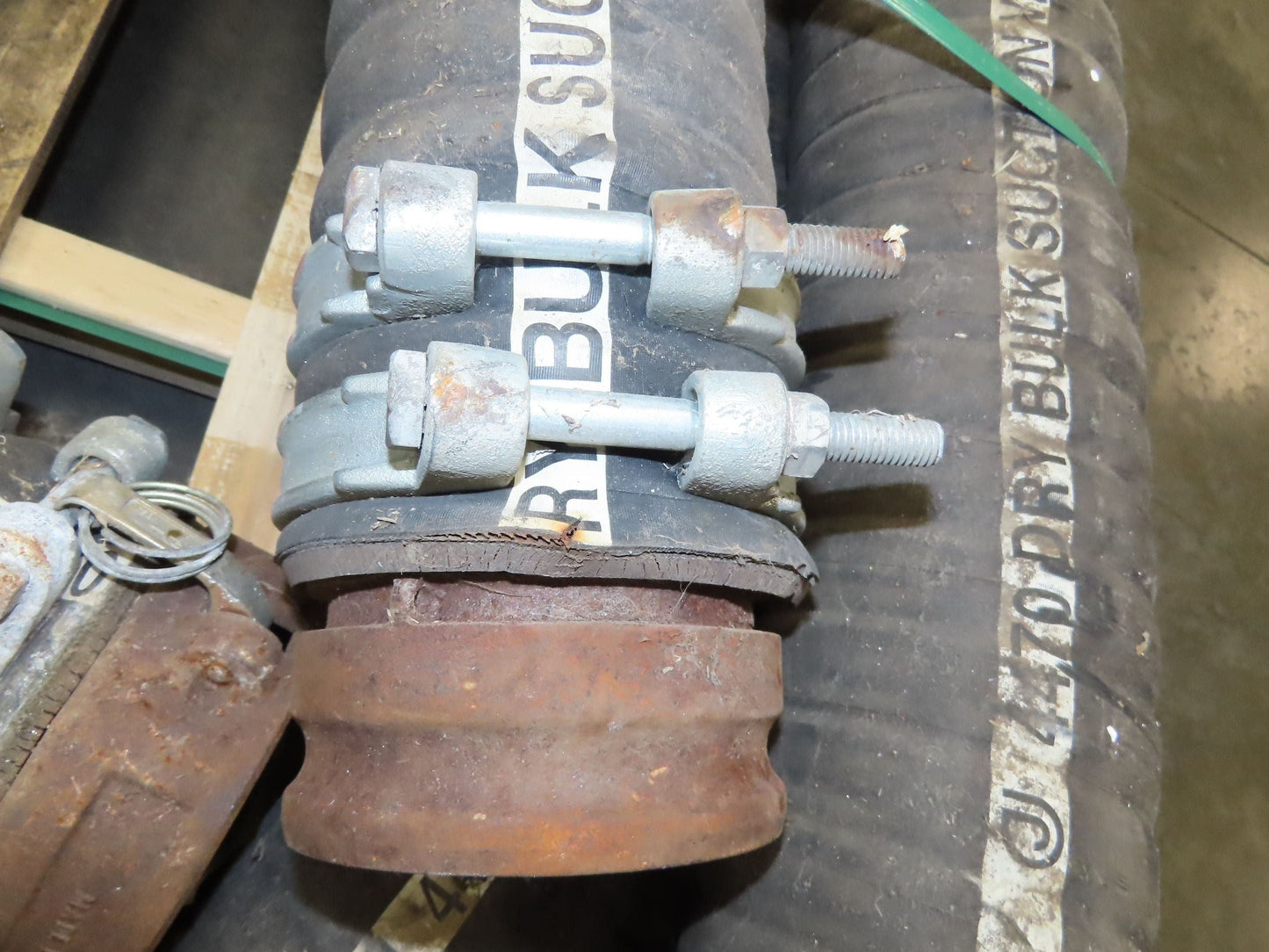 Jason 4470 Dry Bulk Material Rubber Suction Hose 5"x 49' 6"