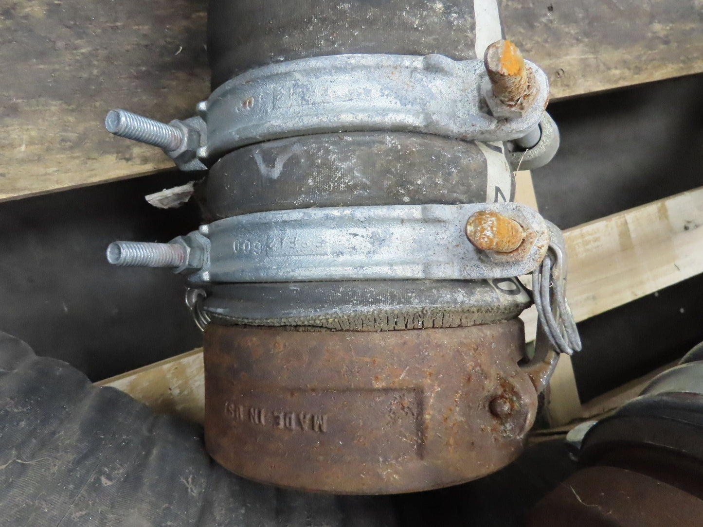 Jason 4470 Dry Bulk Material Rubber Suction Hose 5"x 49' 6"