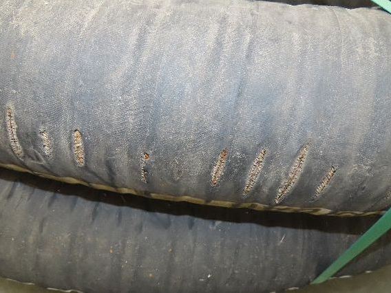 Jason 4470 Dry Bulk Material Rubber Suction Hose 5"x 49' 6"