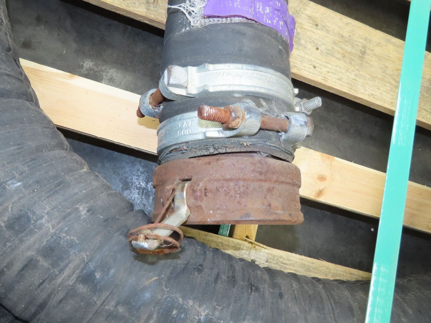 Jason 4470 Dry Bulk Material Rubber Suction Hose 5"x 49' 6"