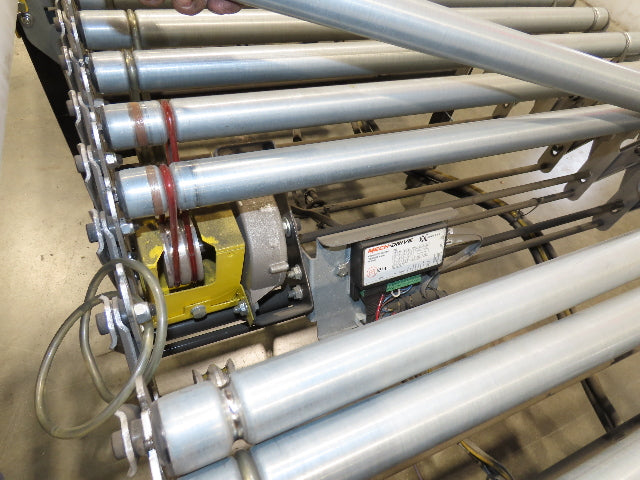 ConveyX 30"x 24-40' Expandable Powered Roller Flex Conveyor Portable 115V