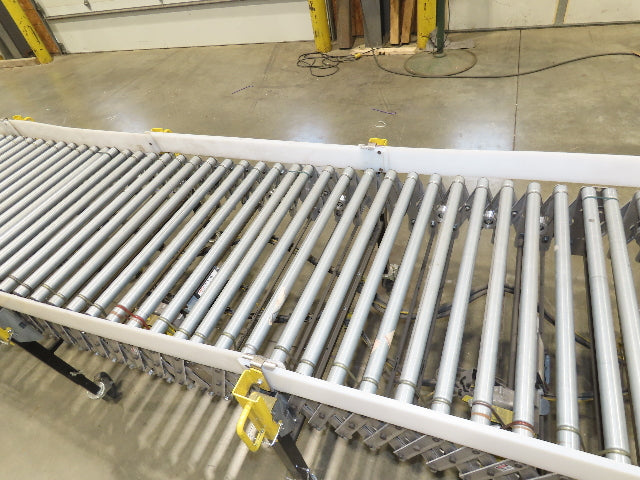 ConveyX 30"x 24-40' Expandable Powered Roller Flex Conveyor Portable 115V