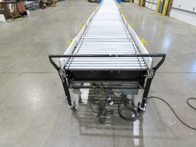 ConveyX 30"x 24-40' Expandable Powered Roller Flex Conveyor Portable 115V