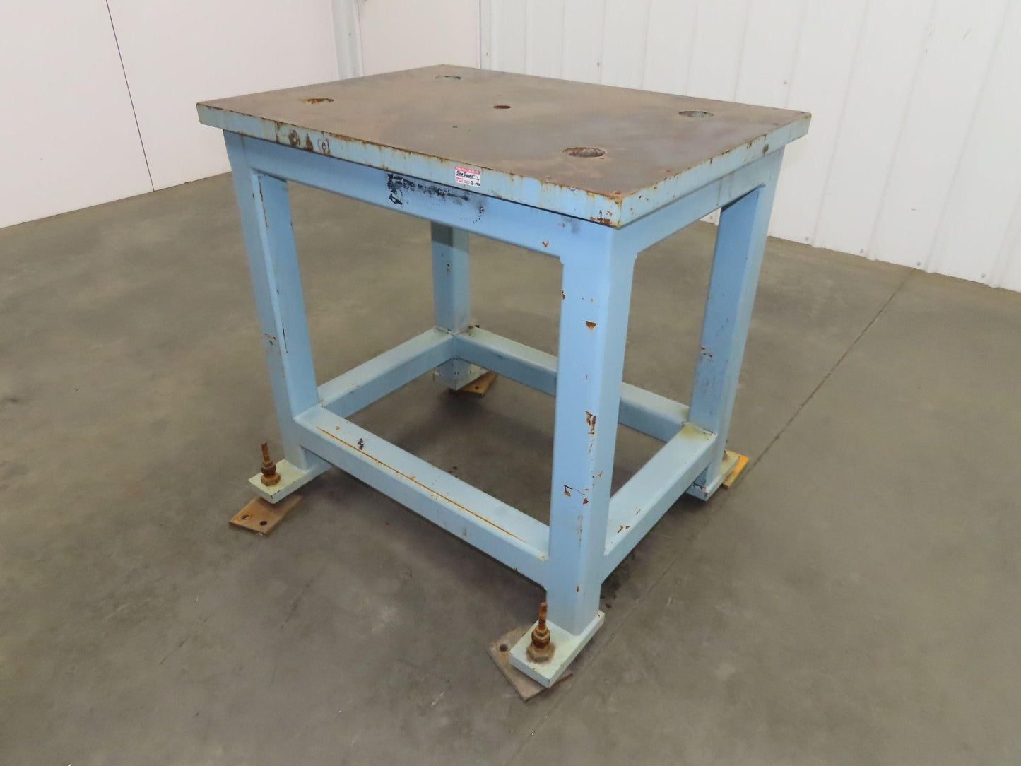 1-1/2" Steel Top Machine Mounting Base Welding Table 35"x26"x 34-1/2"H