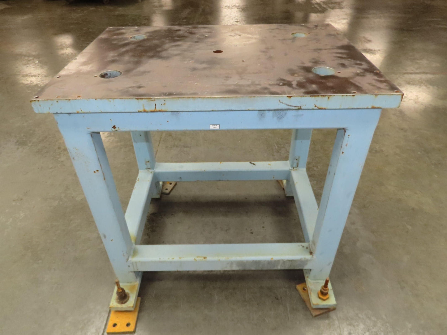 1-1/2" Steel Top Machine Mounting Base Welding Table 35"x26"x 34-1/2"H