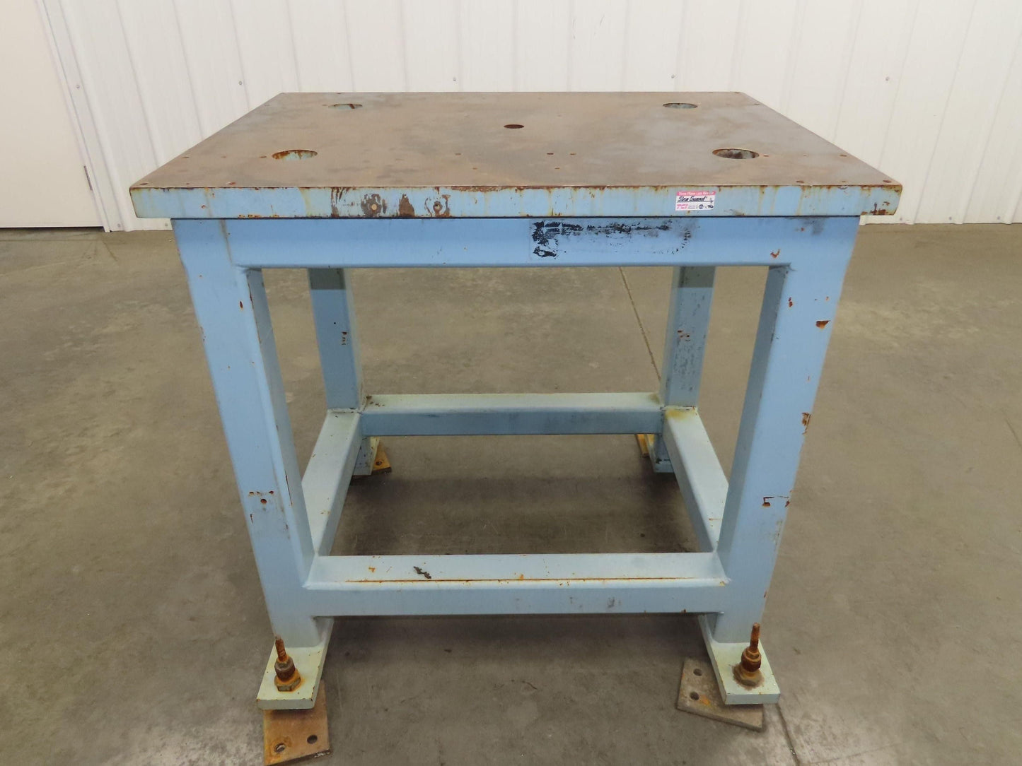 1-1/2" Steel Top Machine Mounting Base Welding Table 35"x26"x 34-1/2"H