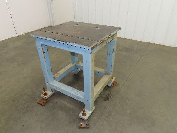 7/8" Steel Top Machine Mounting Base Welding Table 27"x25"x 31-1/4"H