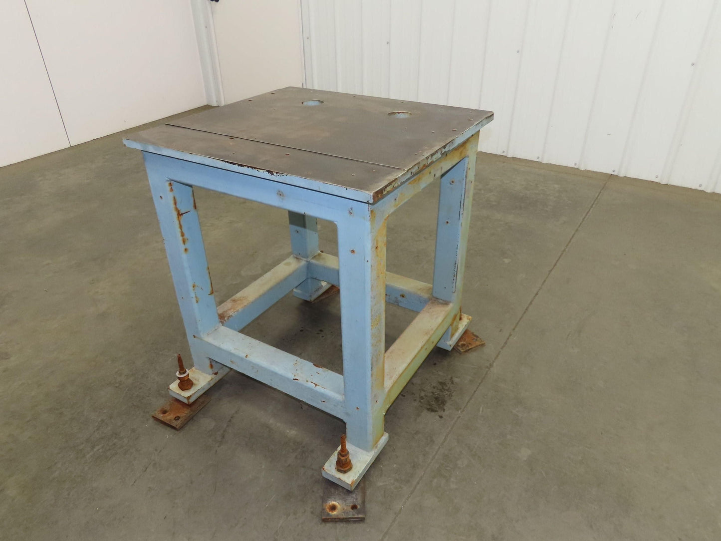 7/8" Steel Top Machine Mounting Base Welding Table 27"x25"x 31-1/4"H