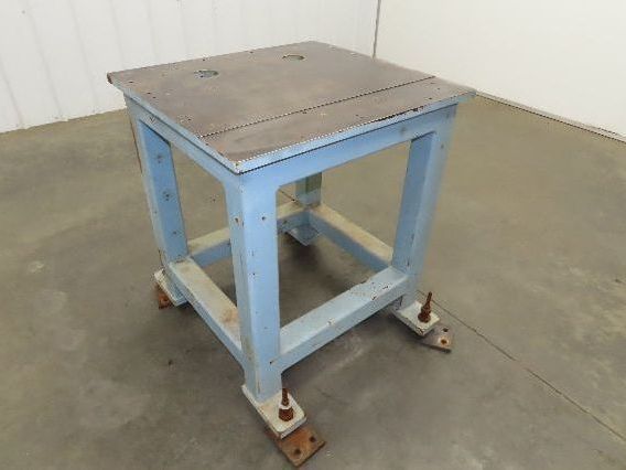 7/8" Steel Top Machine Mounting Base Welding Table 27"x25"x 31-1/4"H