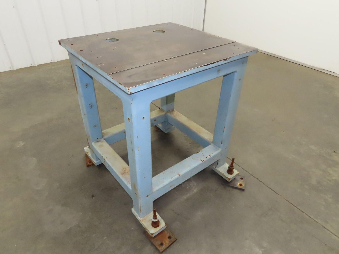 7/8" Steel Top Machine Mounting Base Welding Table 27"x25"x 31-1/4"H