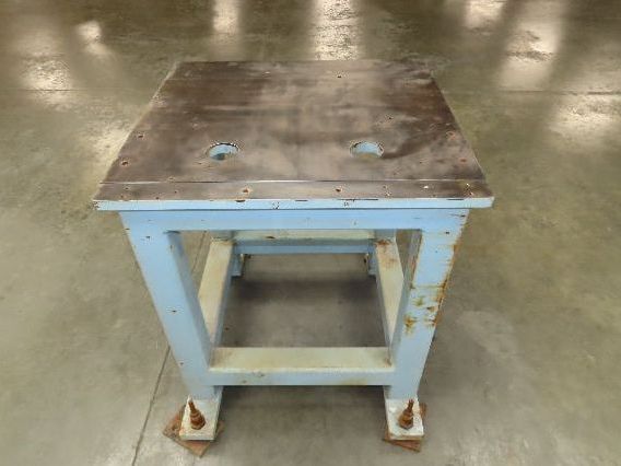 7/8" Steel Top Machine Mounting Base Welding Table 27"x25"x 31-1/4"H